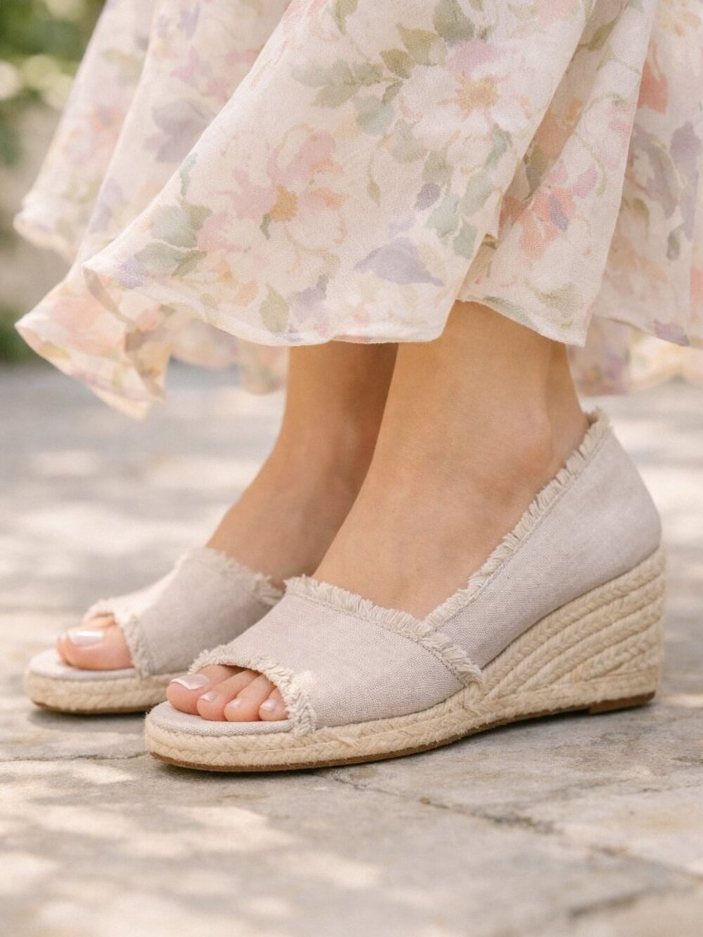 Lauren Carmondy Wedge Espadrilles NEW